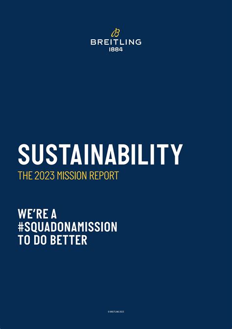 breitling sustainability mission.